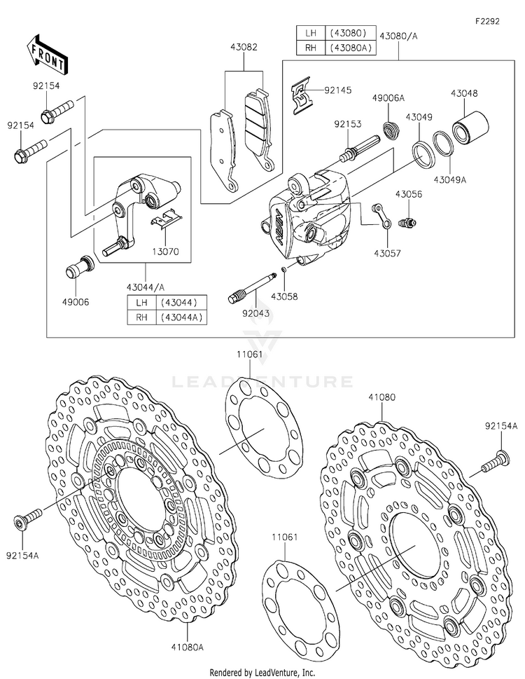 Front Brake Schematic