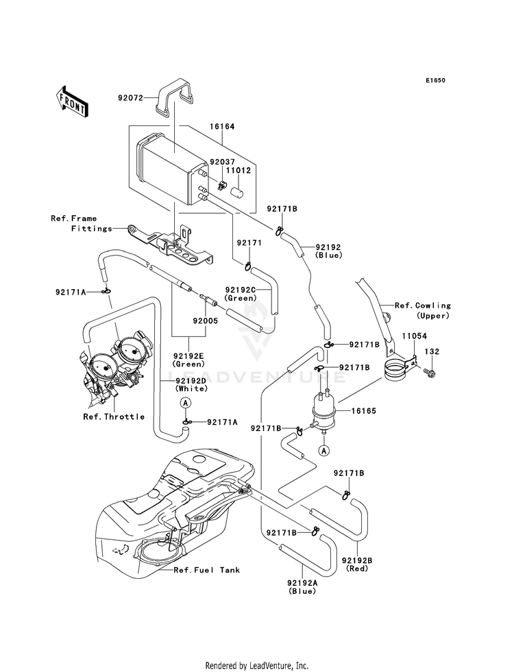 Fuel Evaporative System (Ca) Schematic
