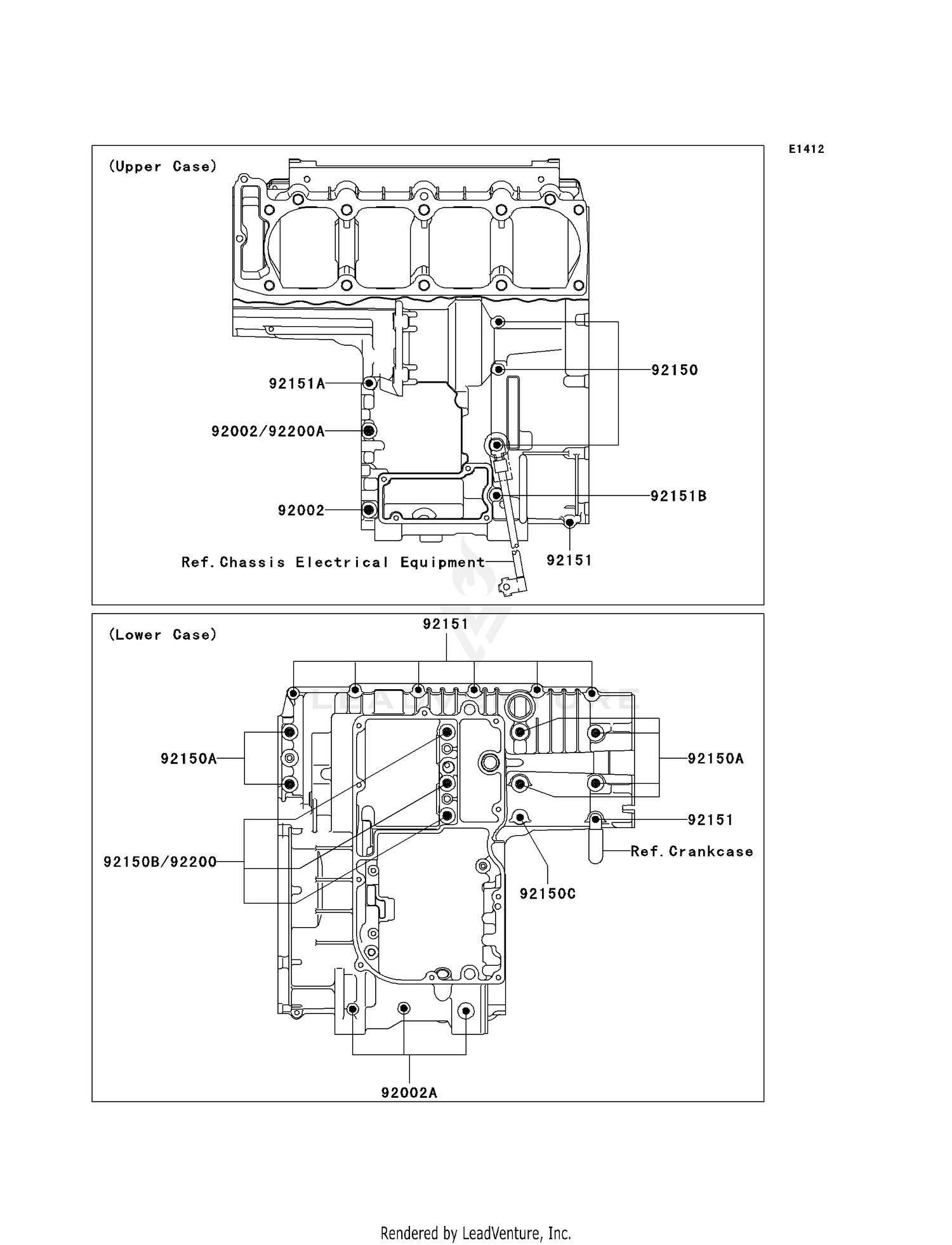 CRANKCASE BOLT PATTERN