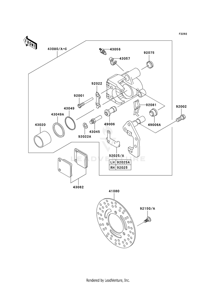 Front Brake Schematic