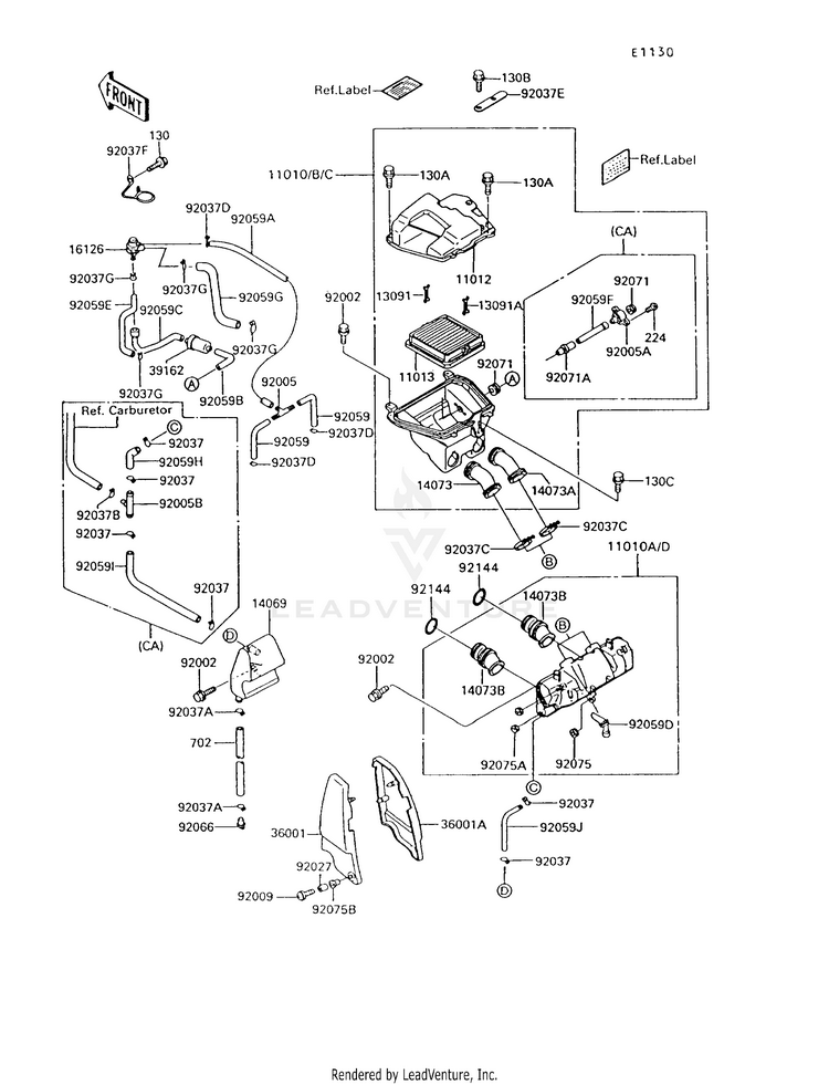 Air Cleaner Schematic