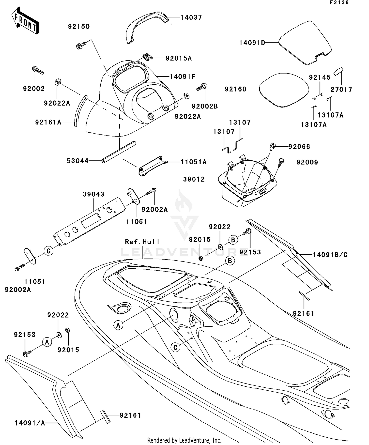 Hull Middle Fittings