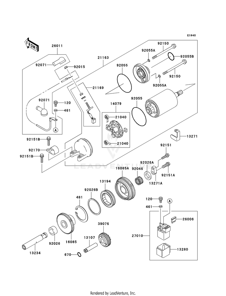Starter Motor Schematic