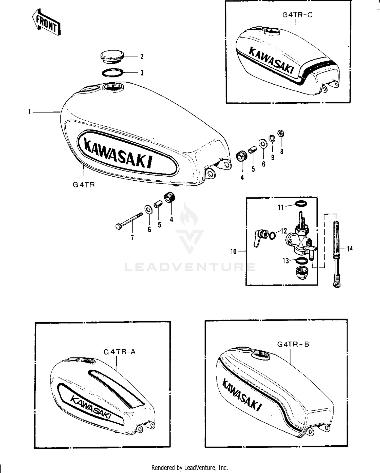 FUEL TANK ('70-'73)