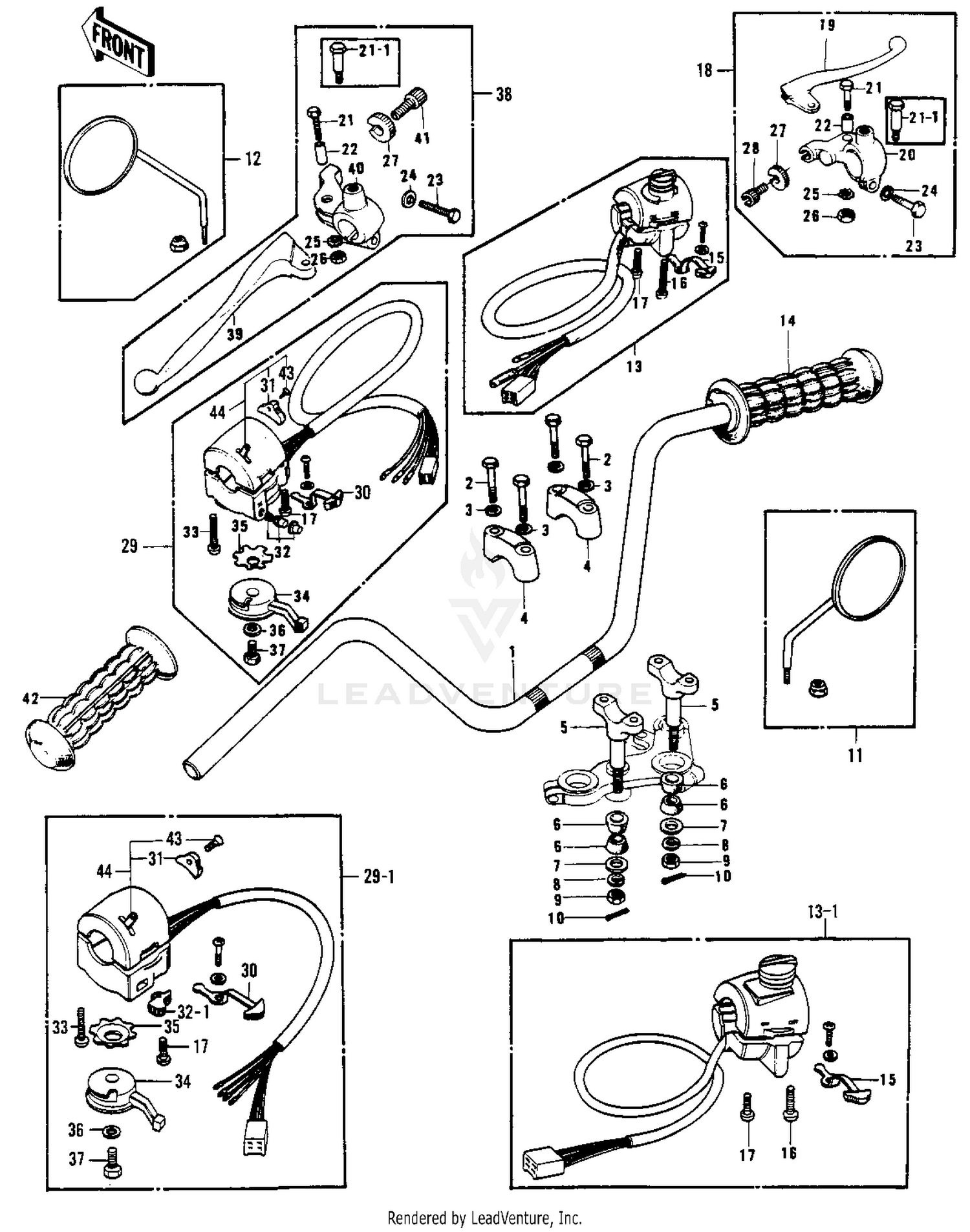 HANDLEBAR (S1-B/C,KH250-A5)
