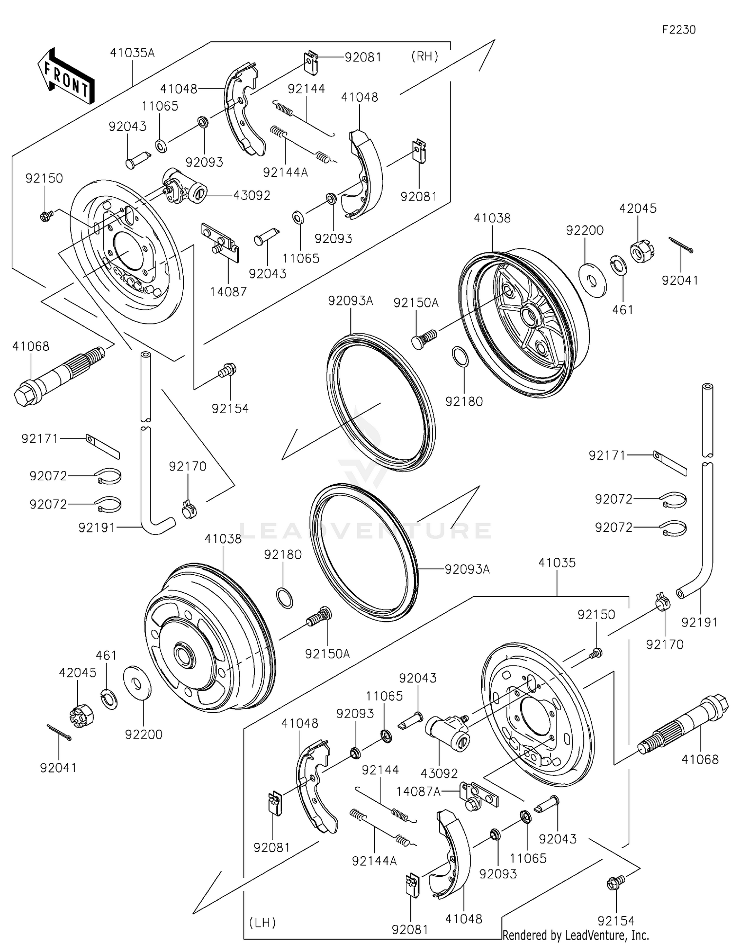 Front Hubs/Brakes