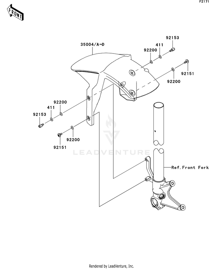 Front Fender(S) Schematic