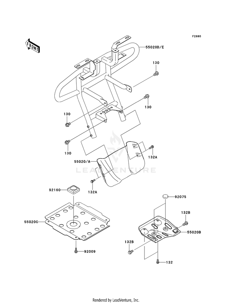 Guard(S) KVF360AAF Prairie 360 4X4 (2010) Schematic