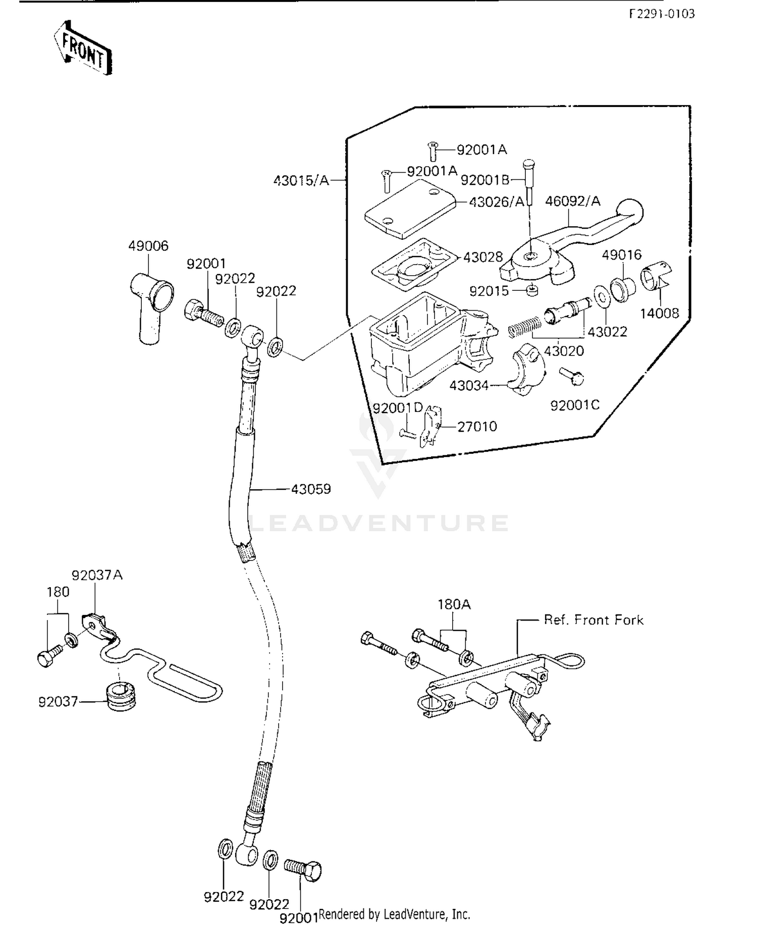 FRONT MASTER CYLINDER