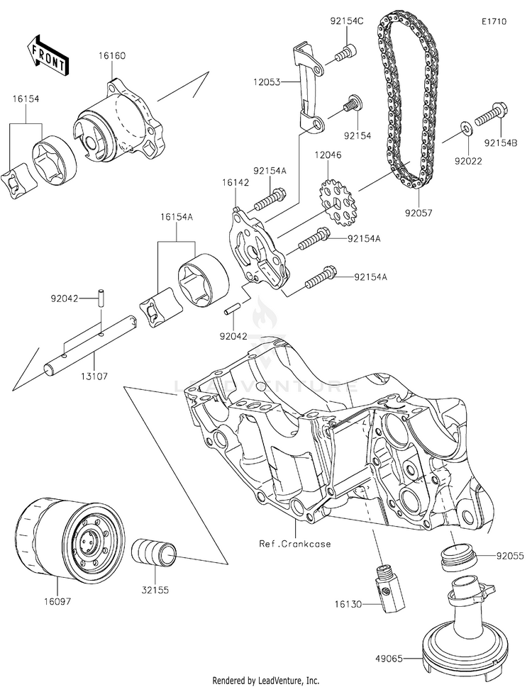 Oil Pump/Oil Filter Schematic