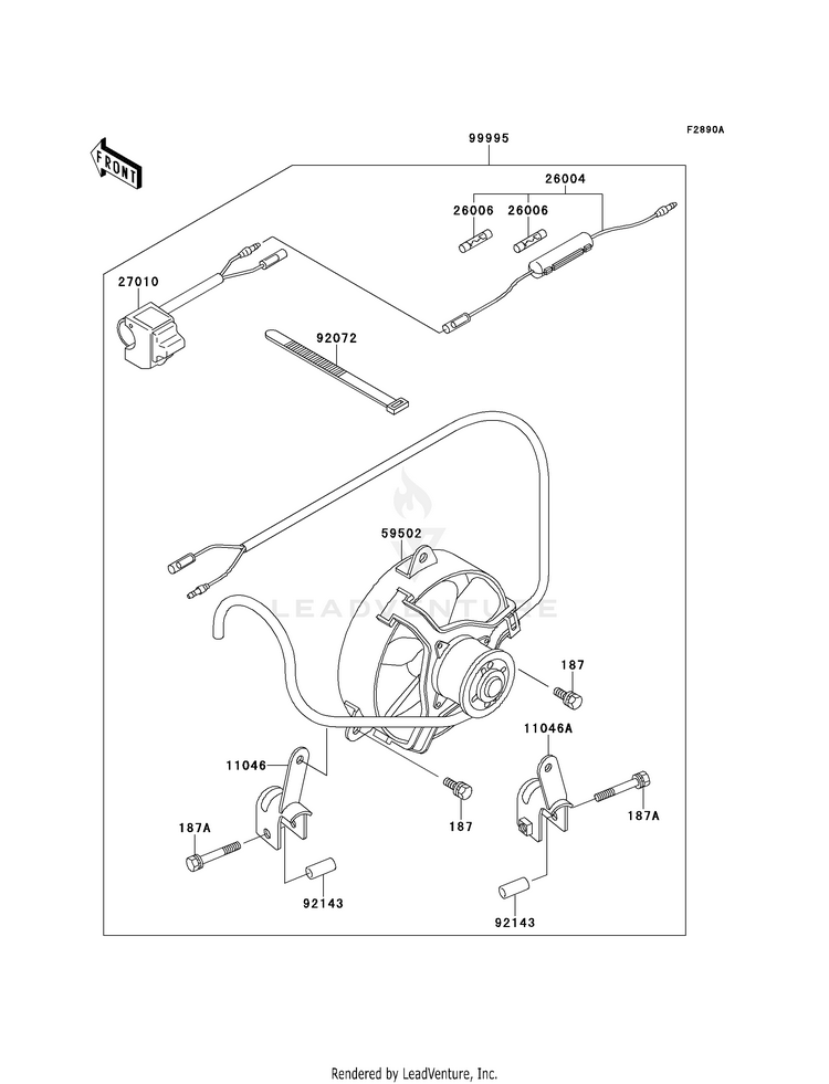 Optional Parts (Cn)(Cooling Fan) Schematic