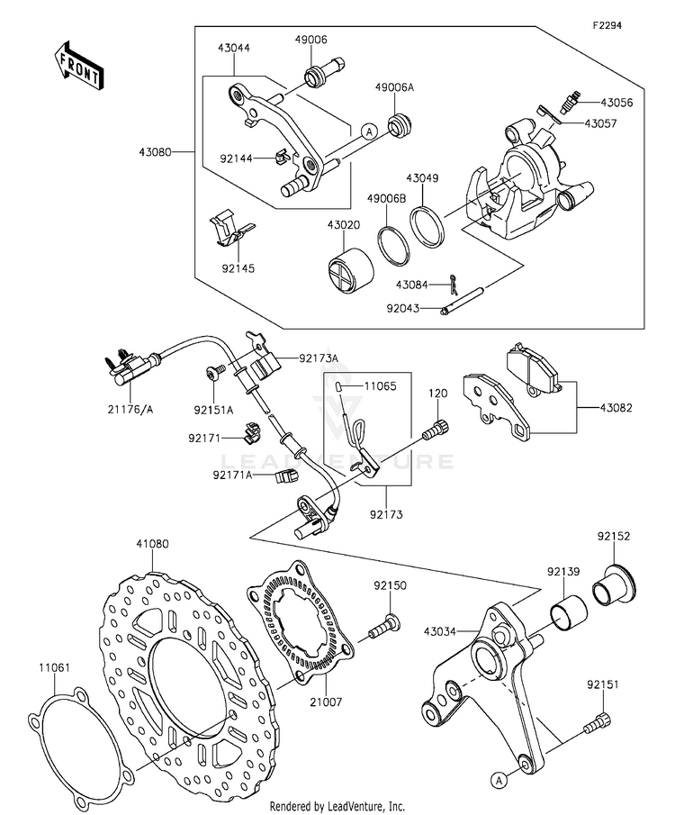 Rear Brake Schematic