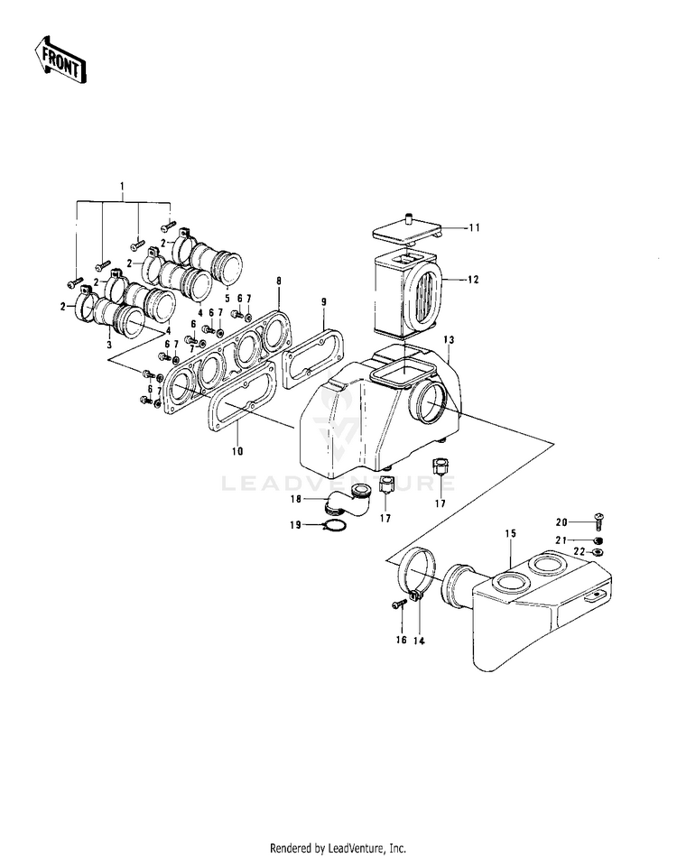 Air Cleaner ('78 C1/C1a) Schematic