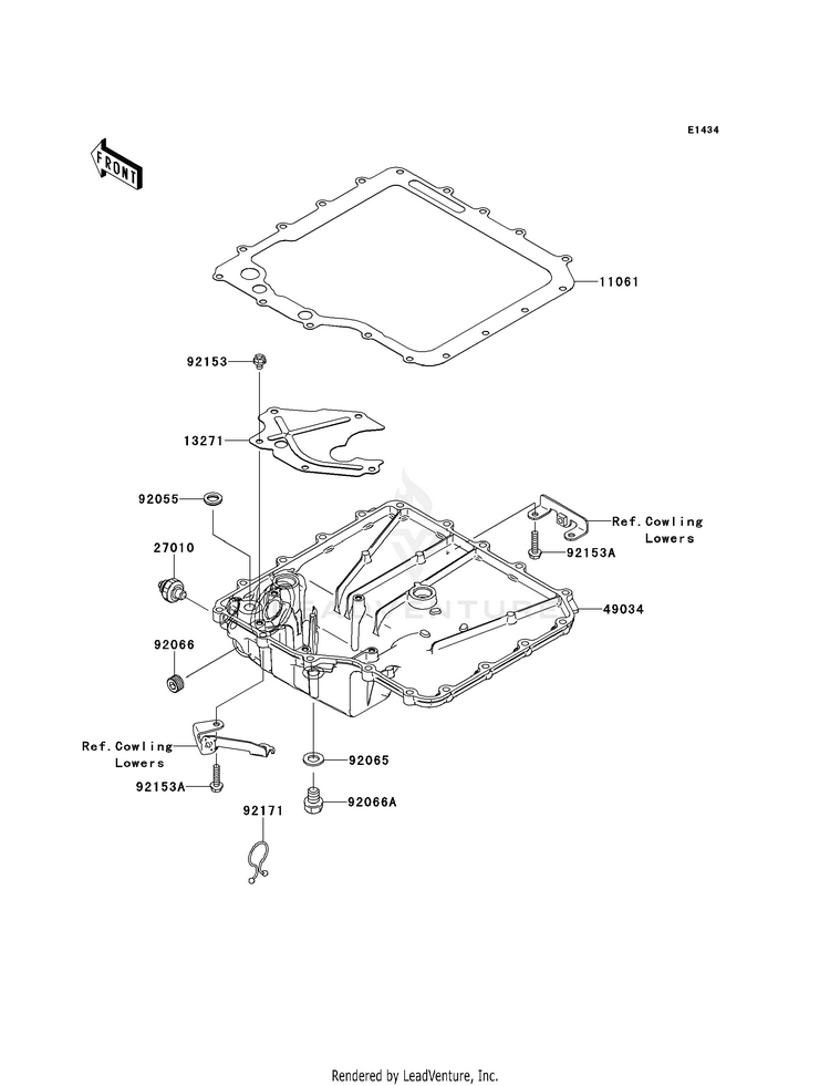 Oil Pan Schematic