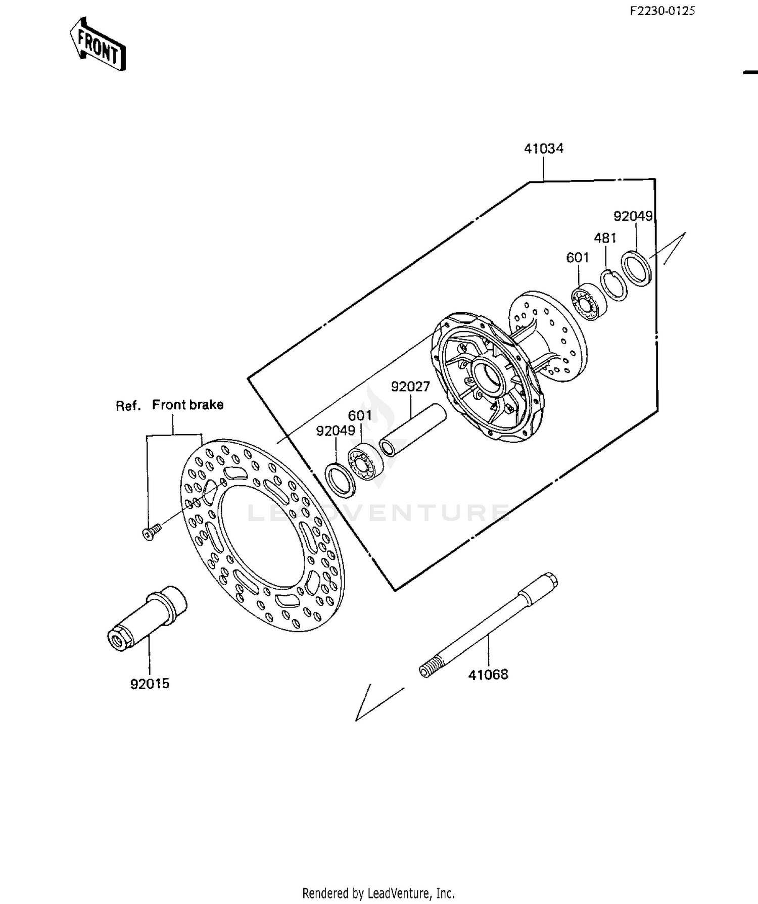FRONT HUB
