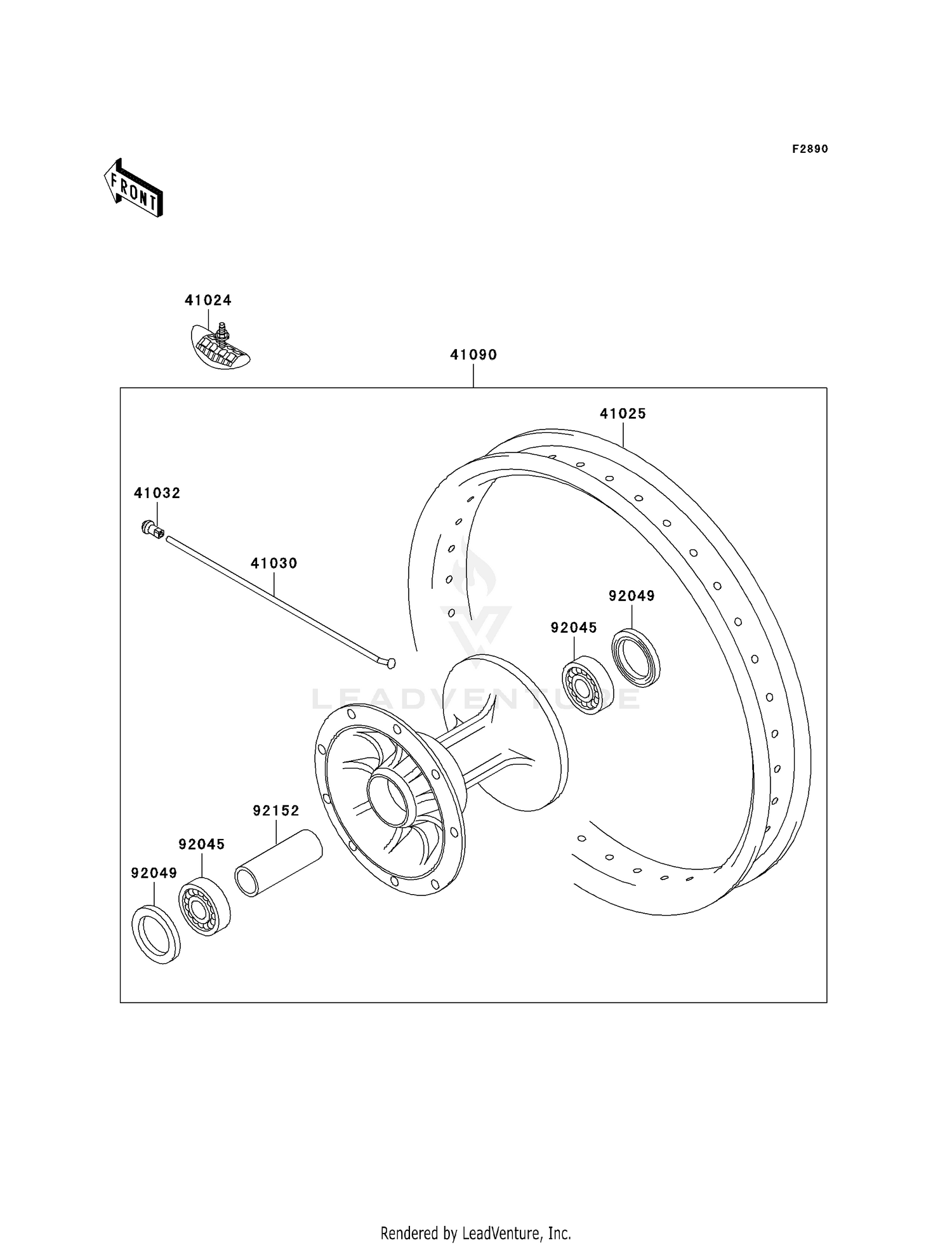 OPTIONAL PARTS (20IN FRONT WHEEL)