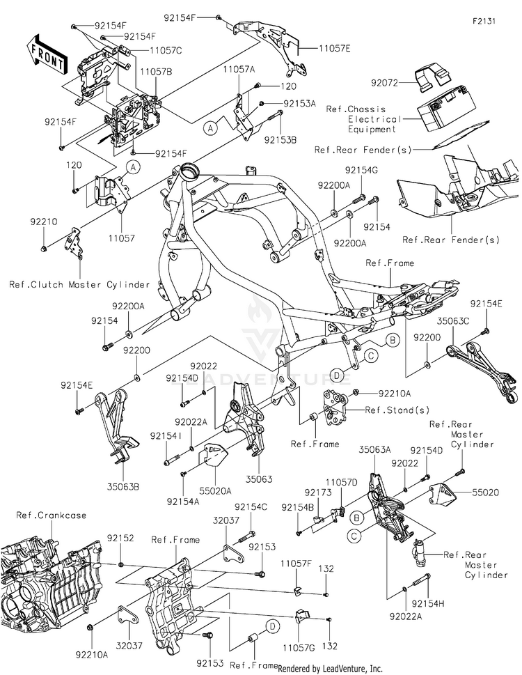 Frame Fittings Schematic
