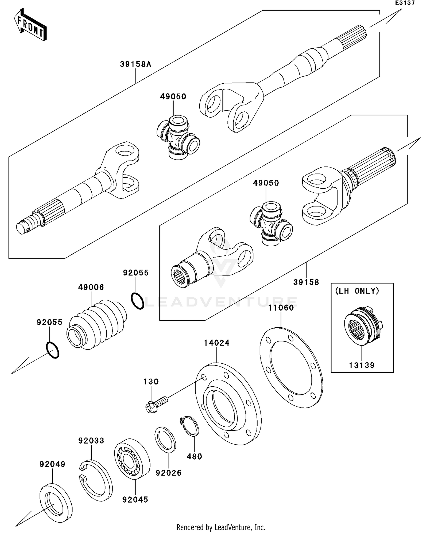 Drive Shaft-Rear
