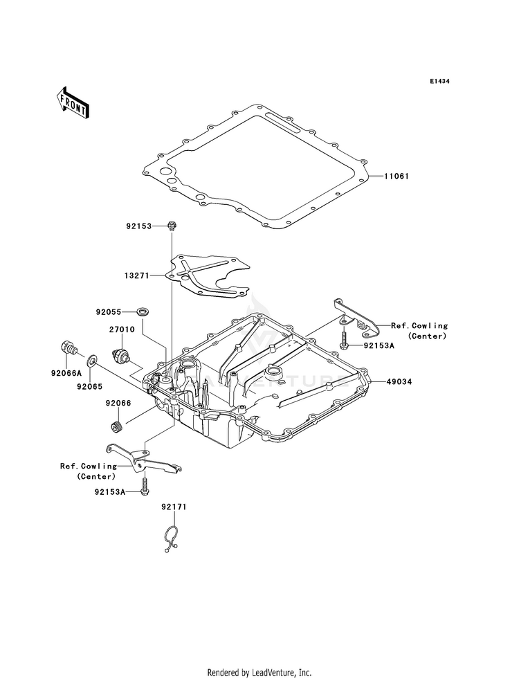 Oil Pan Schematic