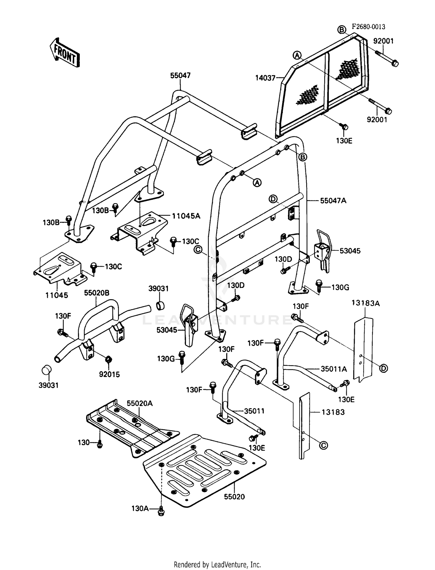 GUARDS/CAB FRAME