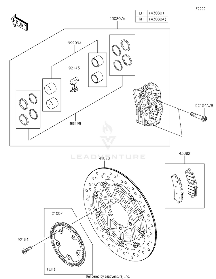 Front Brake Schematic