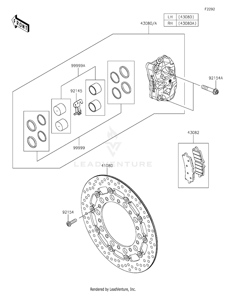 Front Brake Schematic