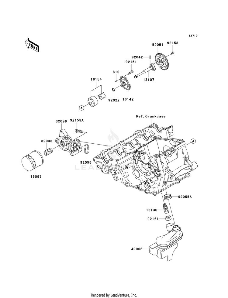 Oil Pump/Oil Filter Schematic