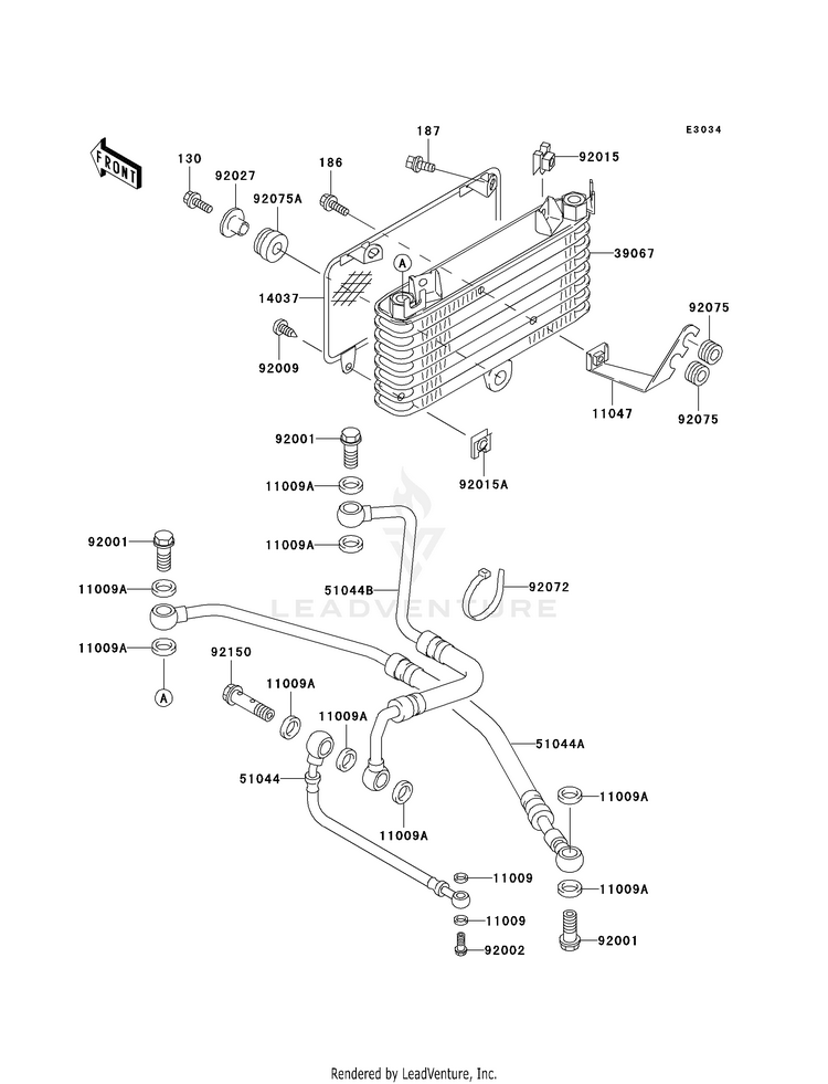 Oil Cooler Schematic