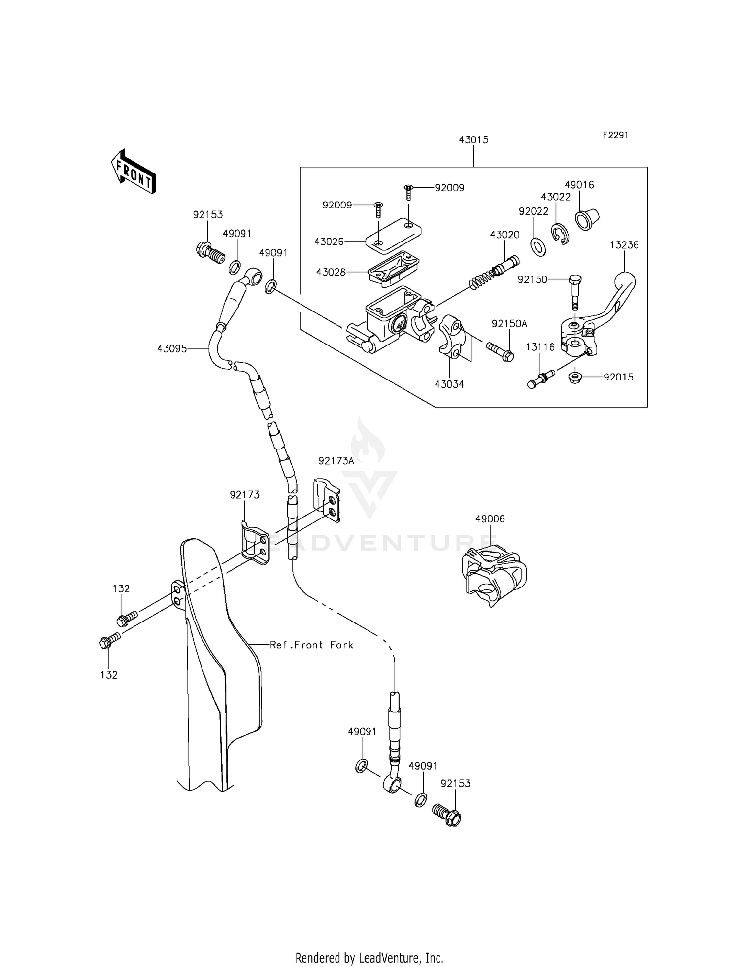 FRONT MASTER CYLINDER