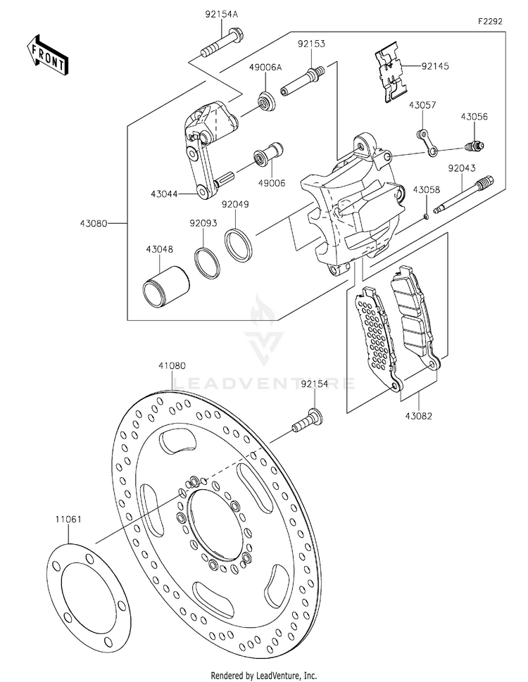 Front Brake Schematic