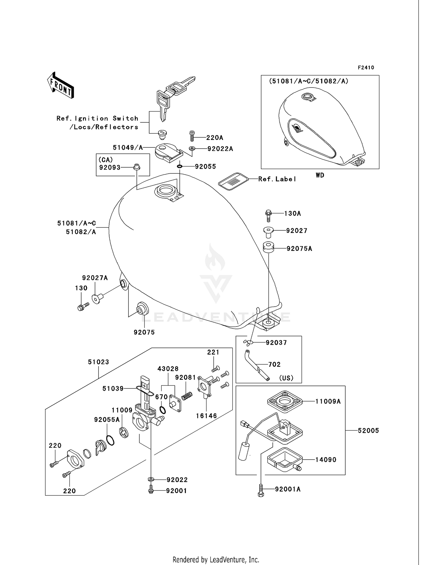 FUEL TANK (VN750-A15-A18)