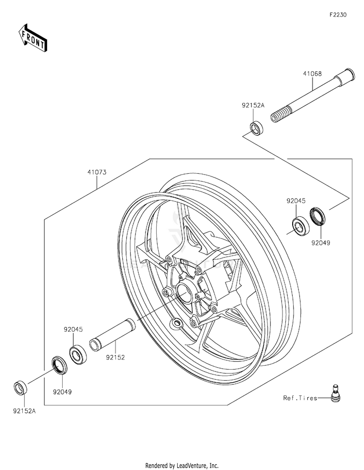 Front Wheel Schematic