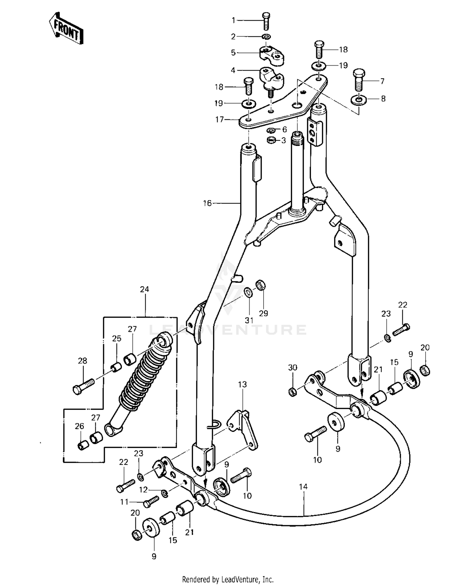 FRONT FORK ('83 A2)