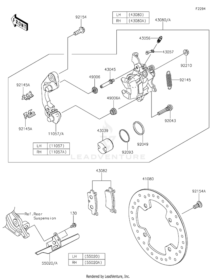 Rear Brake Schematic