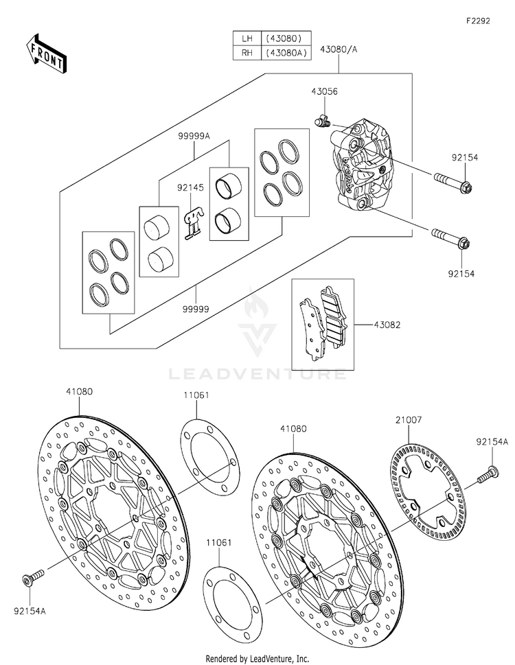 Front Brake Schematic