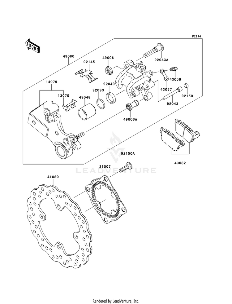Rear Brake Schematic