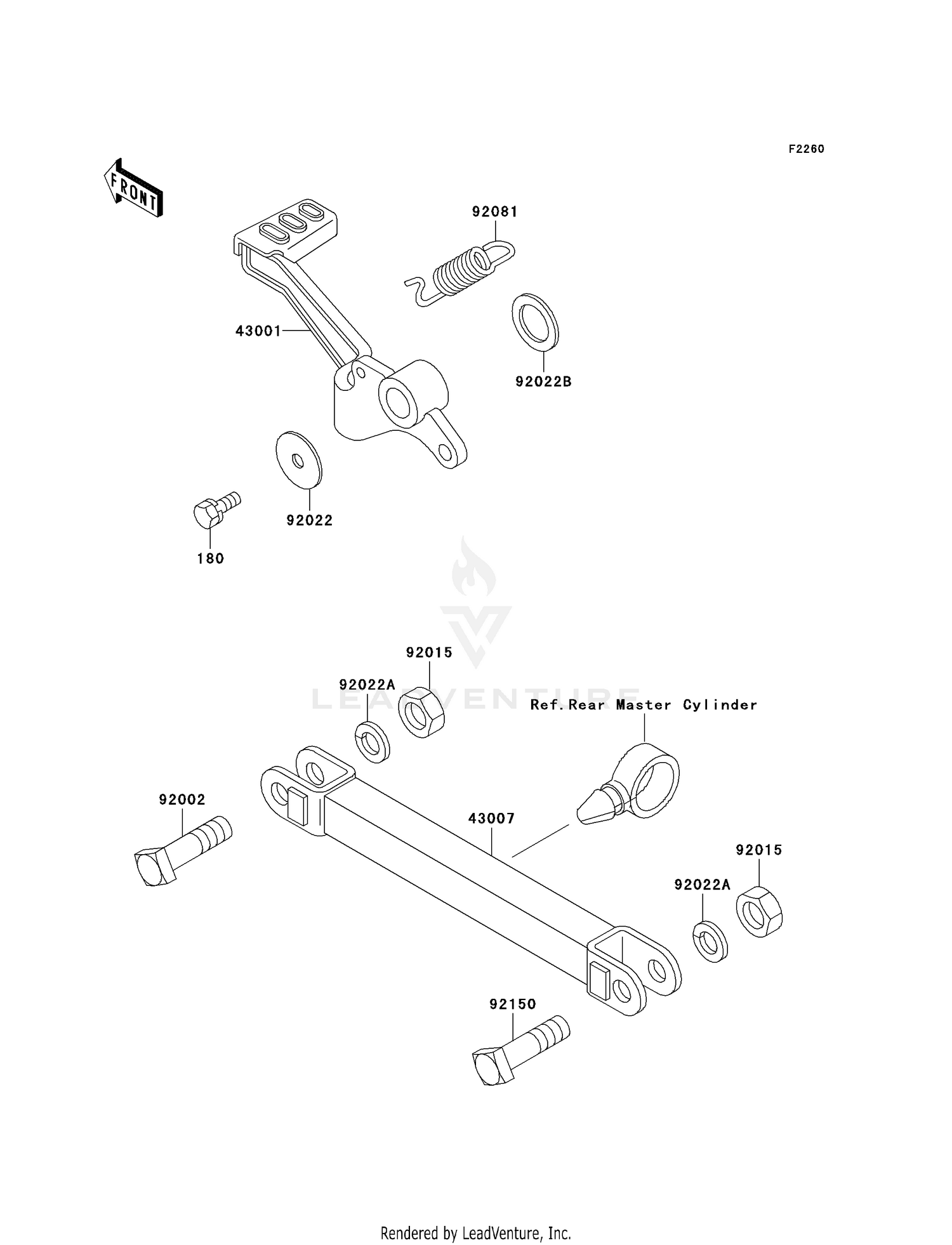 BRAKE PEDAL/TORQUE LINK