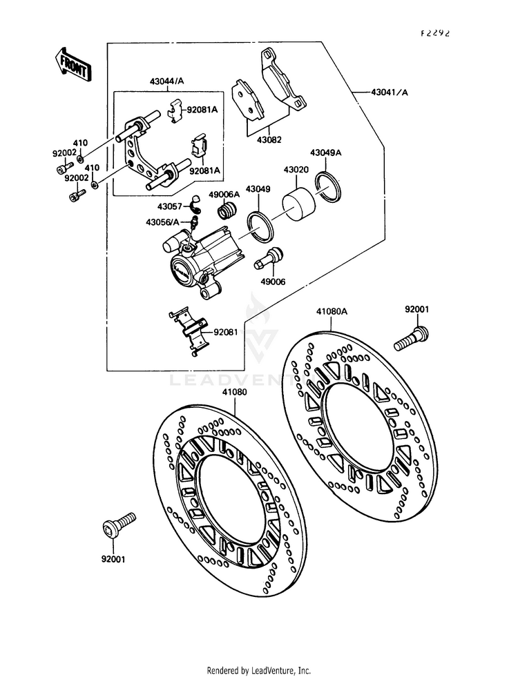 Front Brake Schematic