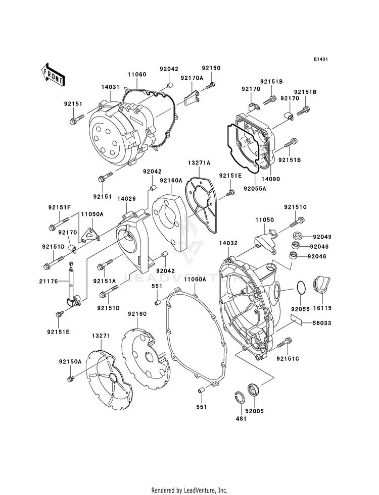 Engine Cover(S) Schematic