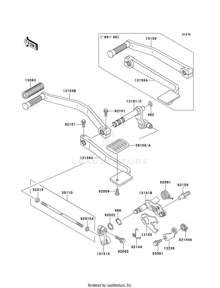 Gear Change Mechanism Schematic