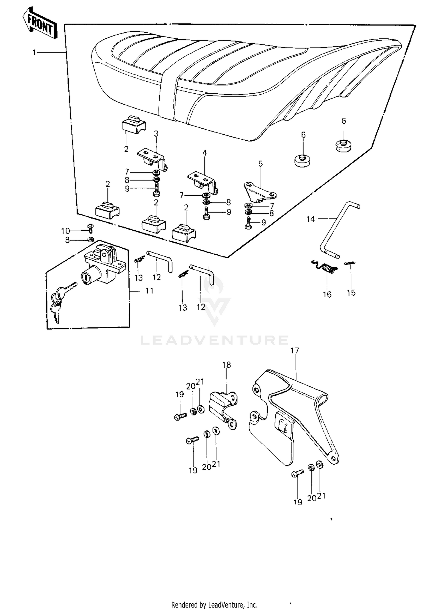 SEAT/CHAIN COVER