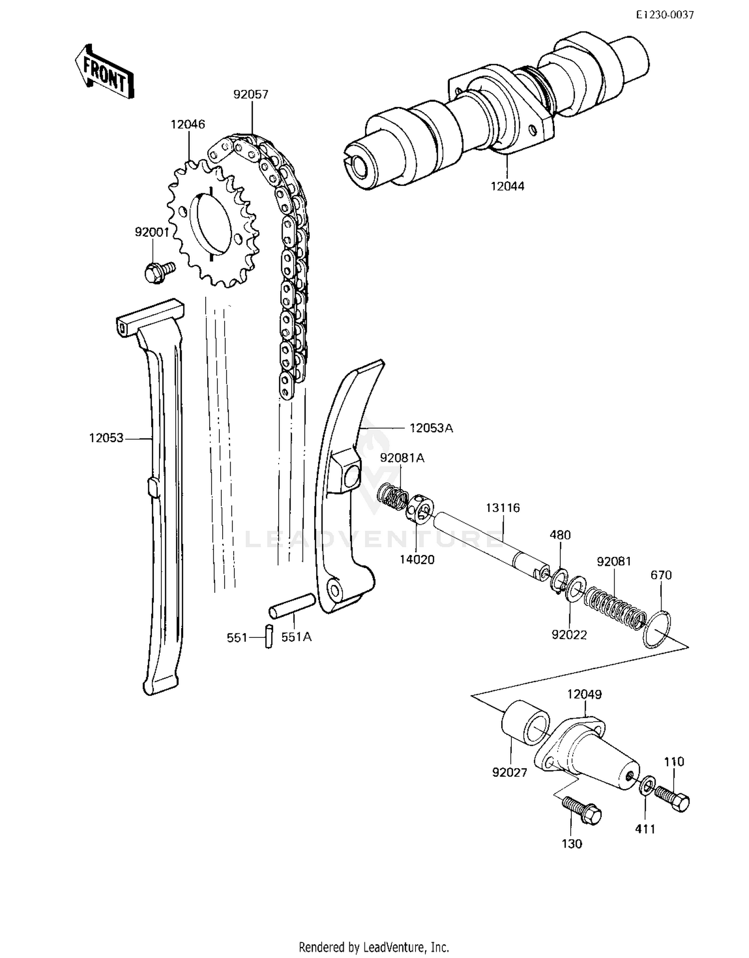 CAMSHAFT/CHAIN/TENSIONER