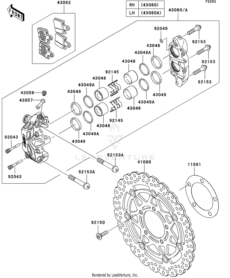 Front Brake Schematic