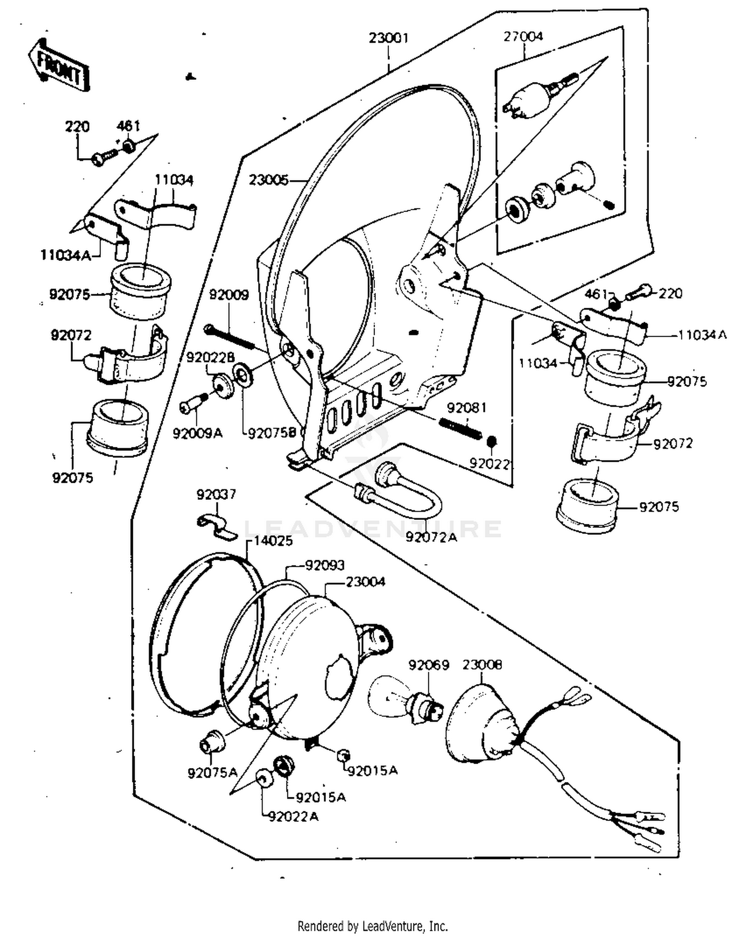 HEADLIGHT ('81-'82 A2/A3)