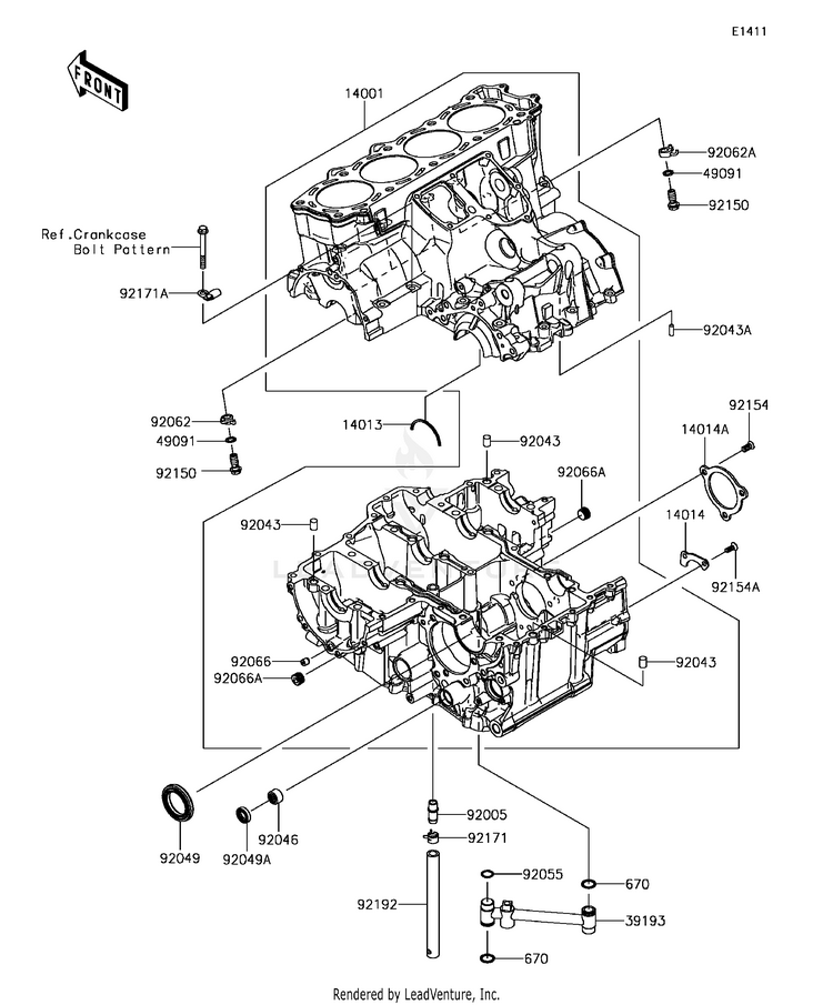 Crankcase Schematic