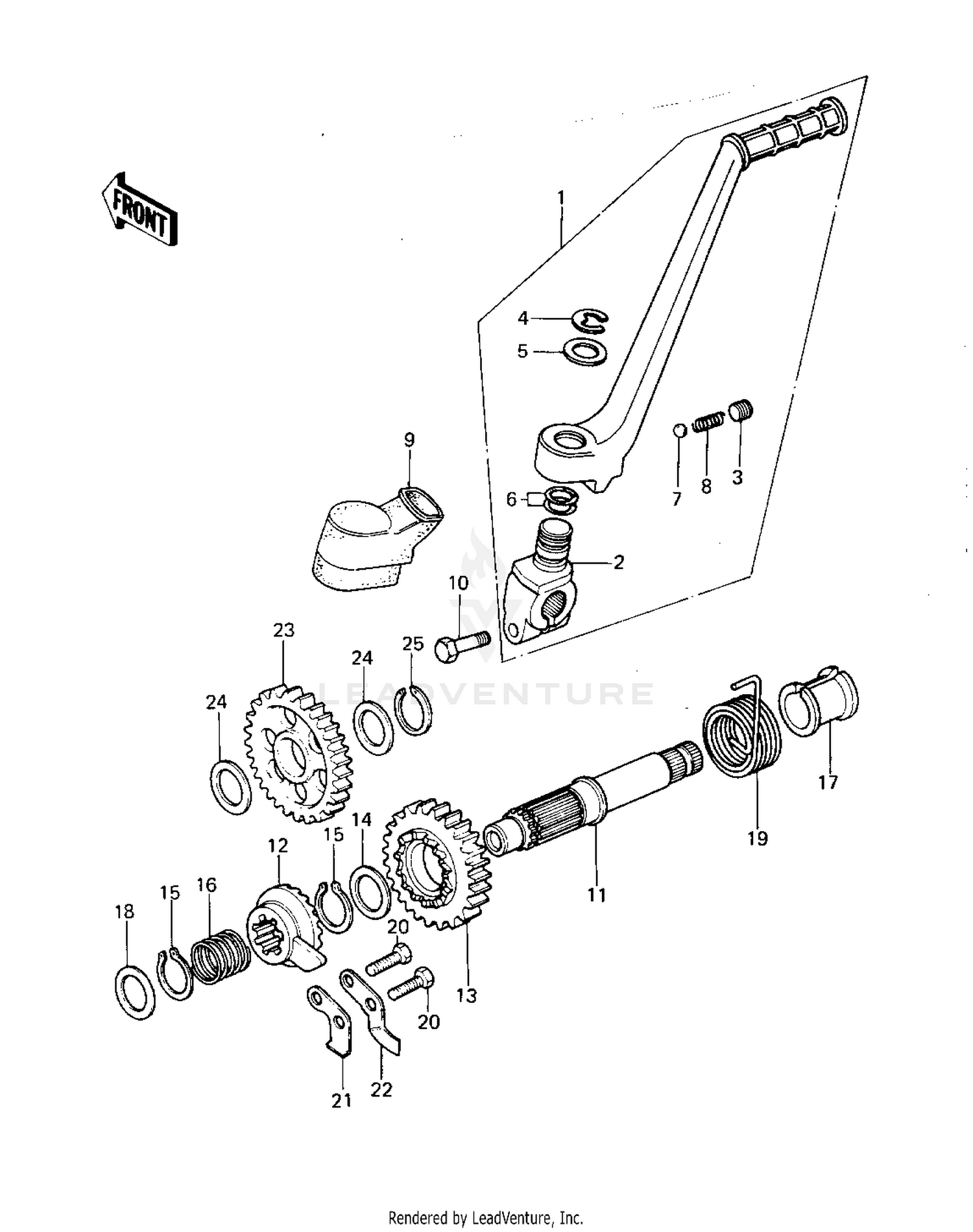 KICKSTARTER MECHANISM