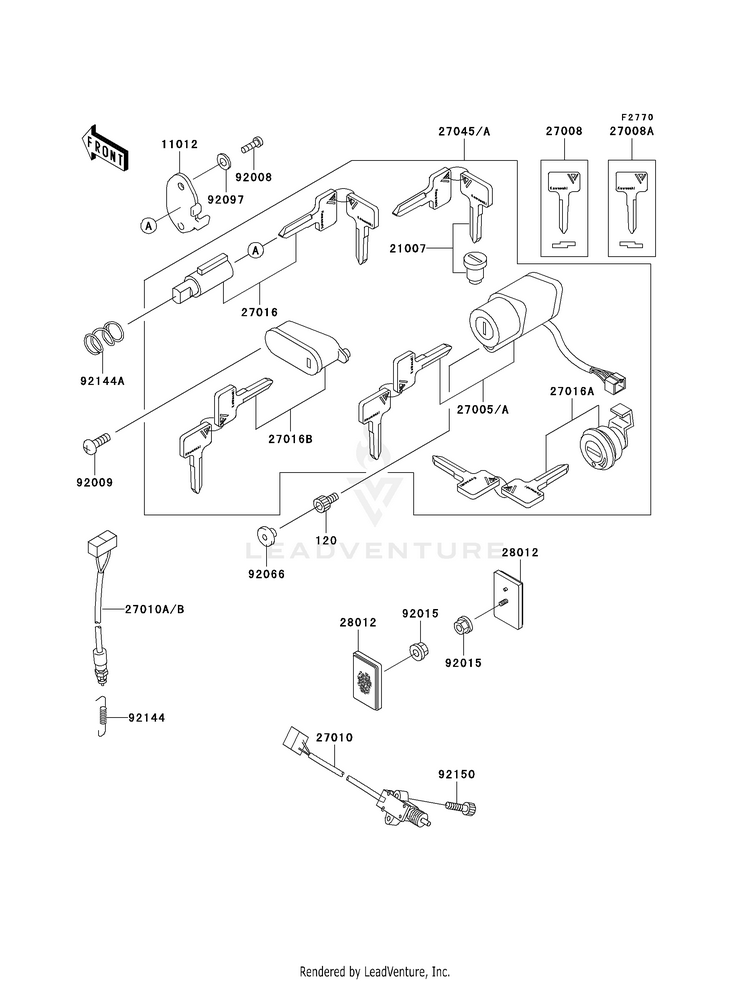 Ignition Switch/Locks/Reflectors Schematic