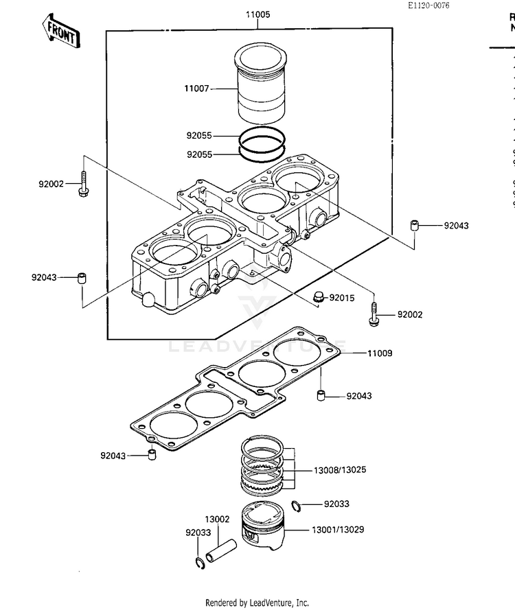 Cylinder/Pistons Schematic