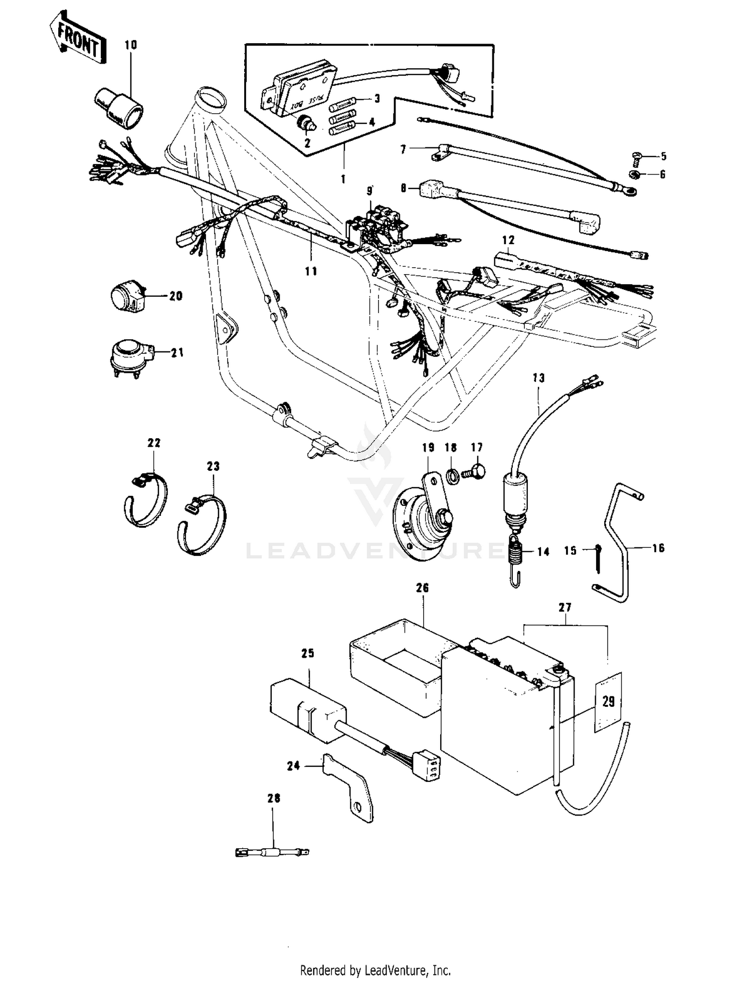 CHASSIS ELECTRICAL EQUIPMENT ('77-'78 B1