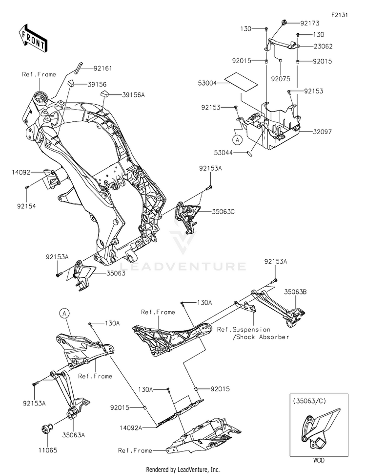 Frame Fittings Schematic